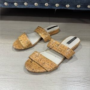 Kenneth Cole Cork Flat Sandals